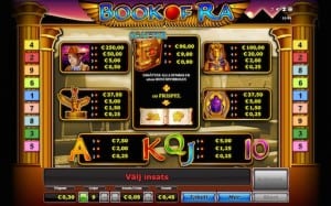 Vinsttabell Book of Ra